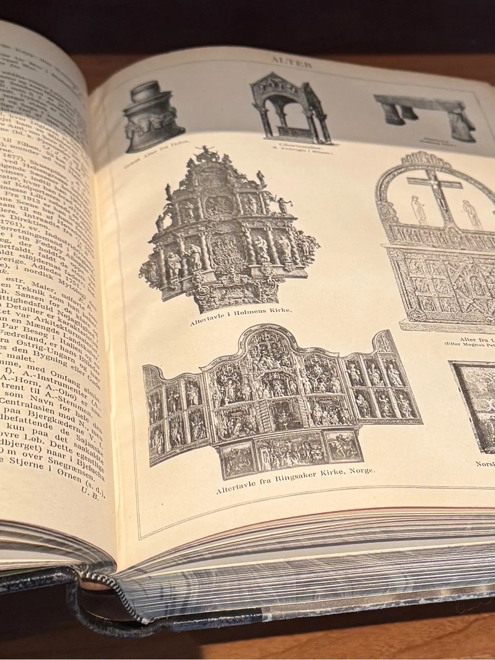 Antique Black Leather Book Collection - Decorative Home Accent